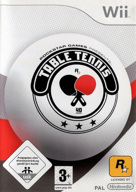 Rockstar Games presents Table Tennis - WII - Nintendo Wii - Packshots