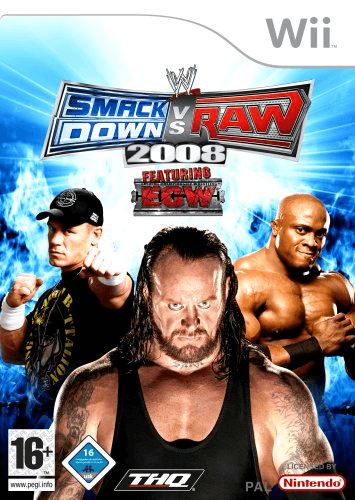 WWE SmackDown vs. Raw 2008 - WII - Nintendo Wii