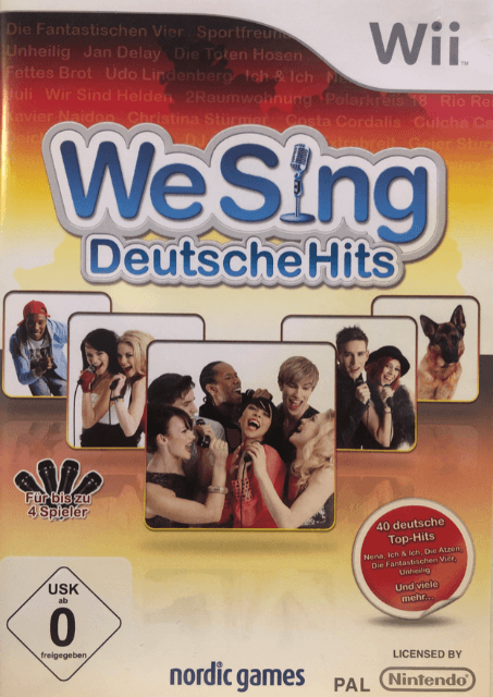 We Sing Deutsche Hits - WII - Nintendo Wii - Packshots
