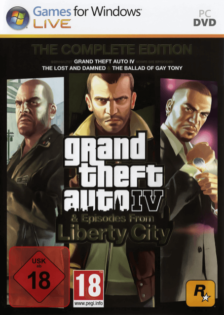 Grand Theft Auto IV & Episodes From Liberty City: The Complete Edition - WINDOWS - PC (Windows)