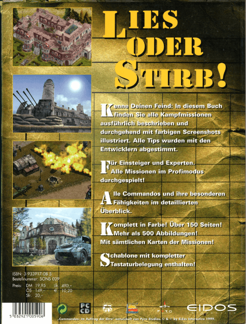 Commandos: Im Auftrag der Ehre - WINDOWS - PC (Windows) - Titles