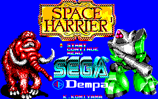 Space Harrier - X1 - Sharp X1 - Titles