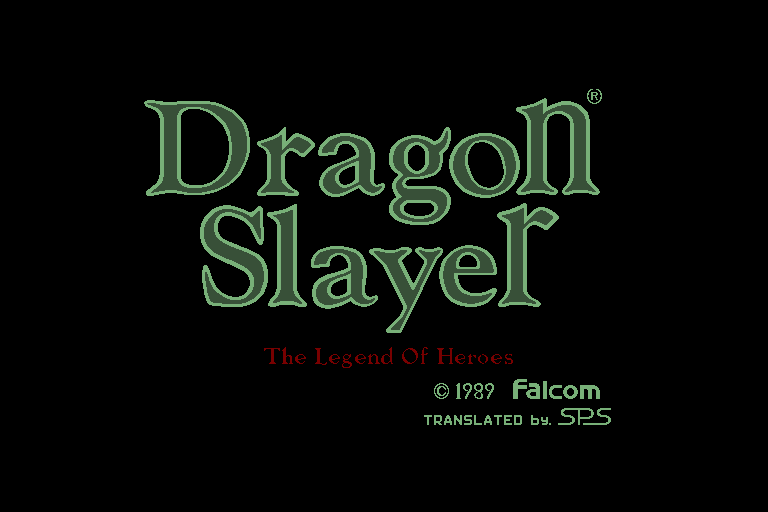 Dragon Slayer - X68000 - Sharp X68000 - Titles