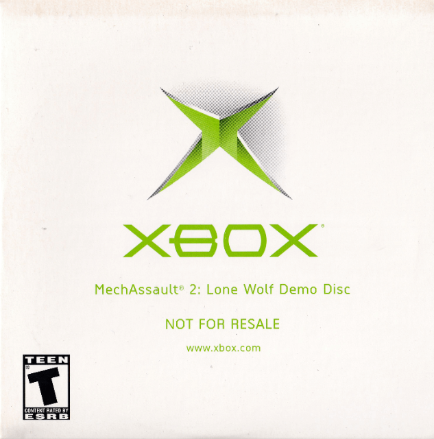 MechAssault 2: Lone Wolf - XBOX - Microsoft Xbox - Packshots