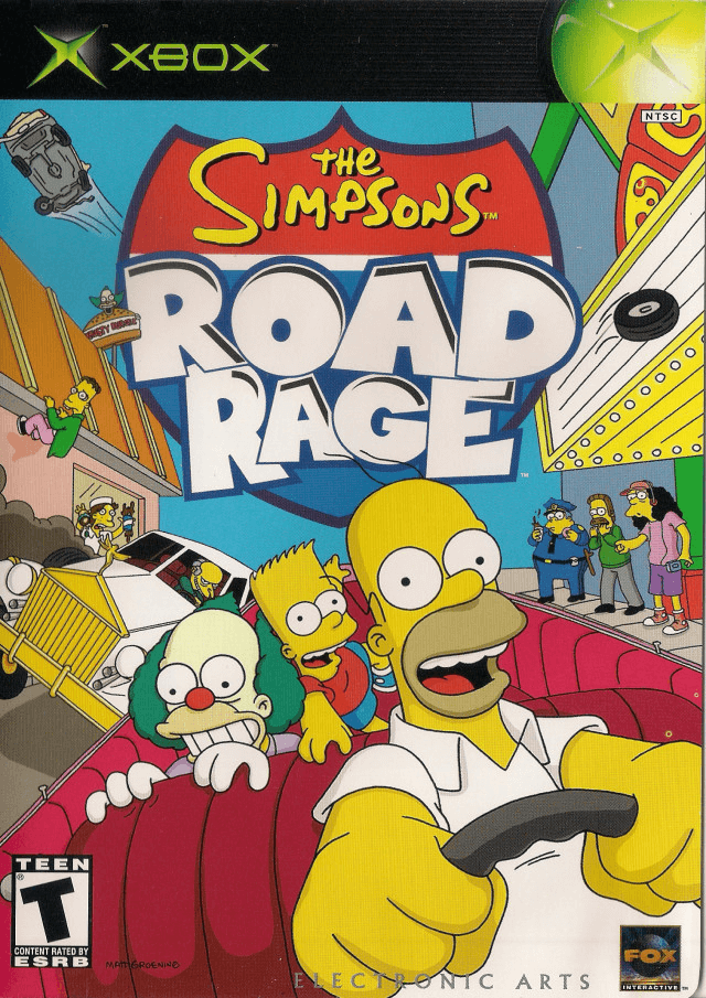 The Simpsons: Road Rage - XBOX - Microsoft Xbox
