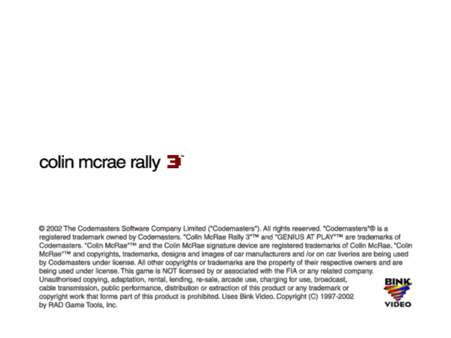 Colin McRae Rally 3 - XBOX - Microsoft Xbox - Titles