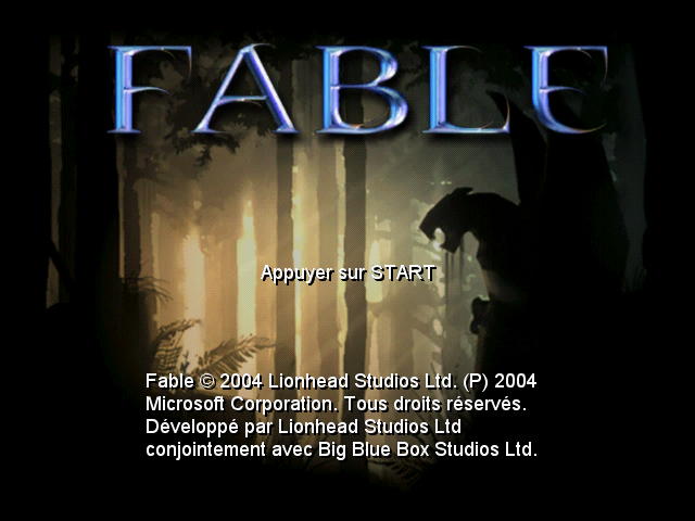 Fable - XBOX - Microsoft Xbox - Titles