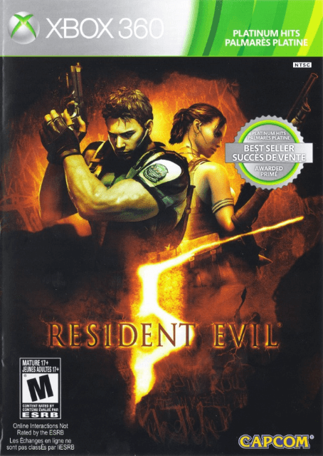 Resident Evil 5 - XBOX360 - Microsoft Xbox 360