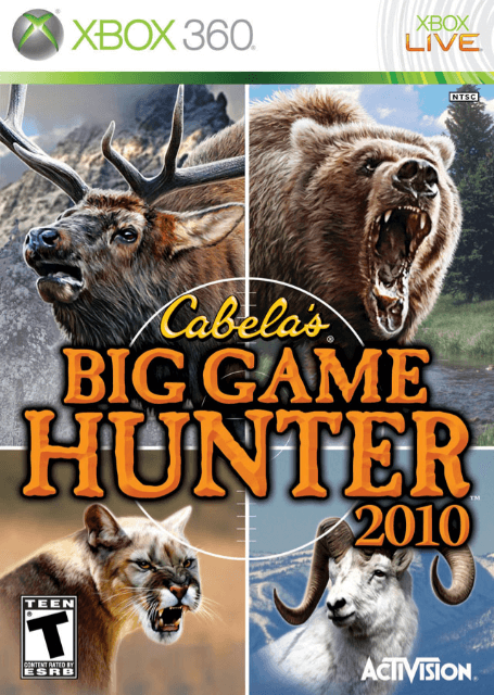 Cabela's Big Game Hunter 2010 - XBOX360 - Microsoft Xbox 360