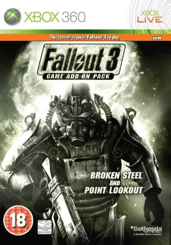 Fallout 3 Game Add-On Pack: Broken Steel and Point Lookout - XBOX360 - Microsoft Xbox 360