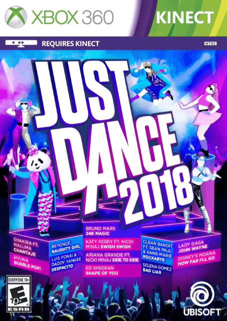 Just Dance 2018 - XBOX360 - Microsoft Xbox 360 - Packshots