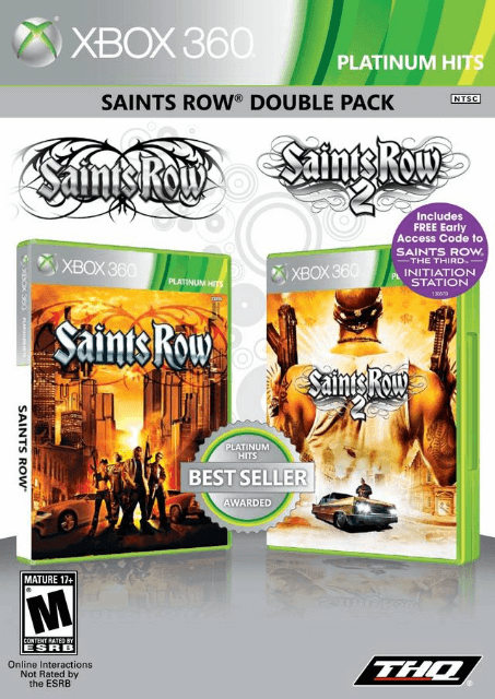 Saints Row Double Pack: Saints Row & Saints Row 2 - XBOX360 - Microsoft Xbox 360