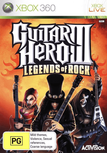 Guitar Hero III: Legends of Rock - XBOX360 - Microsoft Xbox 360