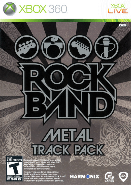 Rock Band Metal Track Pack - XBOX360 - Microsoft Xbox 360
