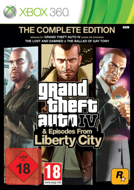 Grand Theft Auto IV & Episodes From Liberty City: The Complete Edition - XBOX360 - Microsoft Xbox 360