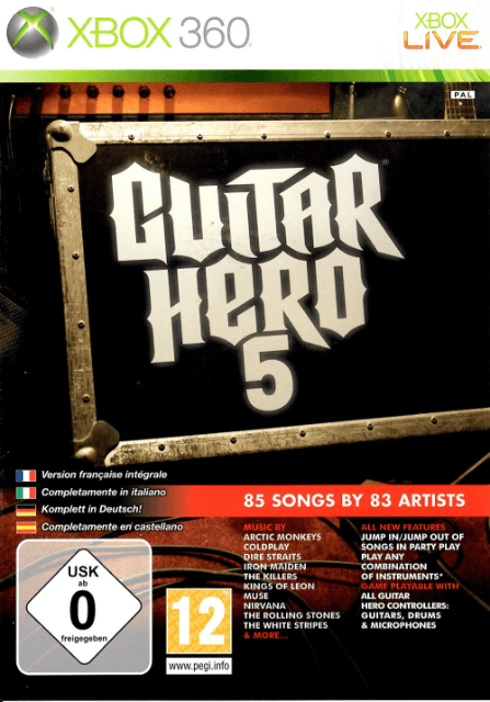 Guitar Hero 5 - XBOX360 - Microsoft Xbox 360