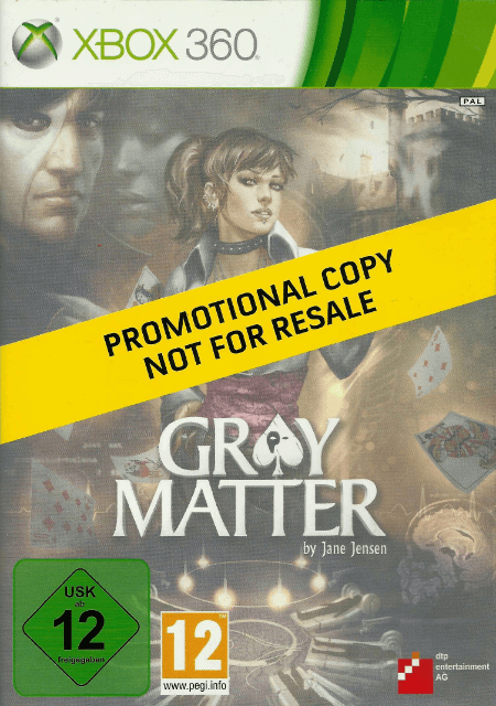 Gray Matter - XBOX360 - Microsoft Xbox 360