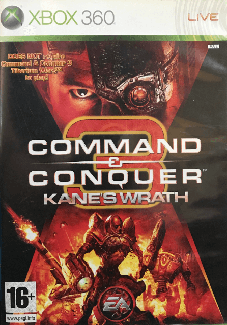 Command & Conquer 3: Kane's Wrath - XBOX360 - Microsoft Xbox 360