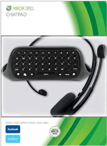 Chatpad - XBOX360 - Microsoft Xbox 360