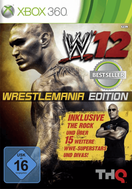 WWE '12 - XBOX360 - Microsoft Xbox 360
