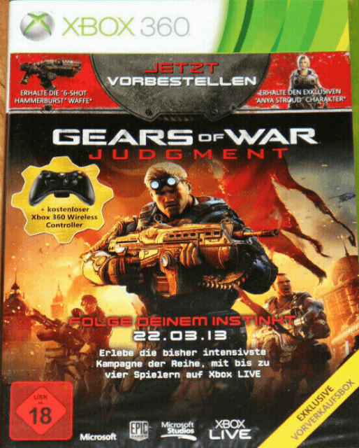 Gears of War: Judgment - XBOX360 - Microsoft Xbox 360