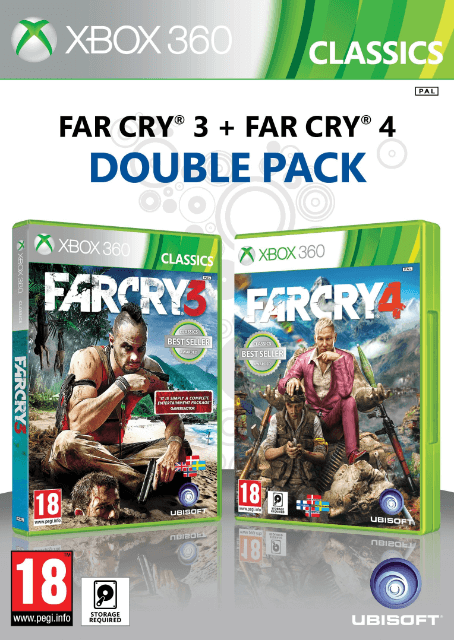 Far Cry 3 + Far Cry 4 - XBOX360 - Microsoft Xbox 360