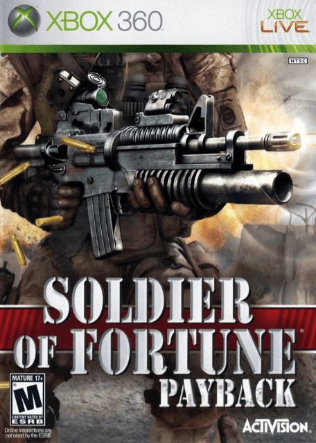 Soldier of Fortune: Payback - XBOX360 - Microsoft Xbox 360
