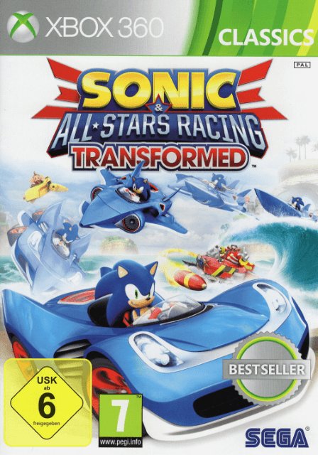 Sonic & All-Stars Racing Transformed - XBOX360 - Microsoft Xbox 360