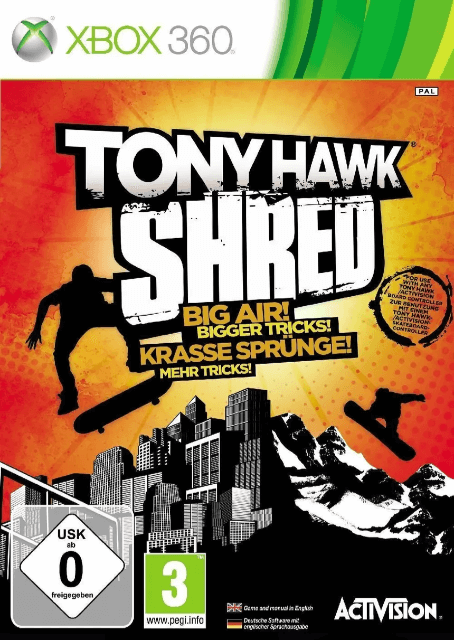 Tony Hawk: Shred - XBOX360 - Microsoft Xbox 360