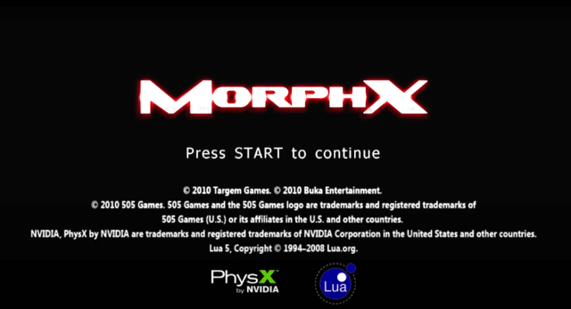 MorphX - XBOX360 - Microsoft Xbox 360 - Titles